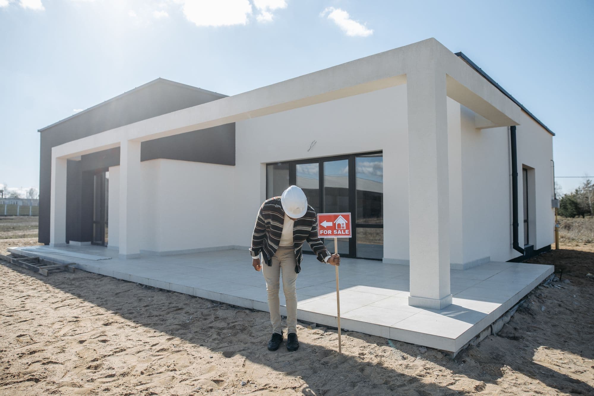 New residential construction in progress